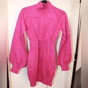 Women’s magenta fashion nova sweater dress